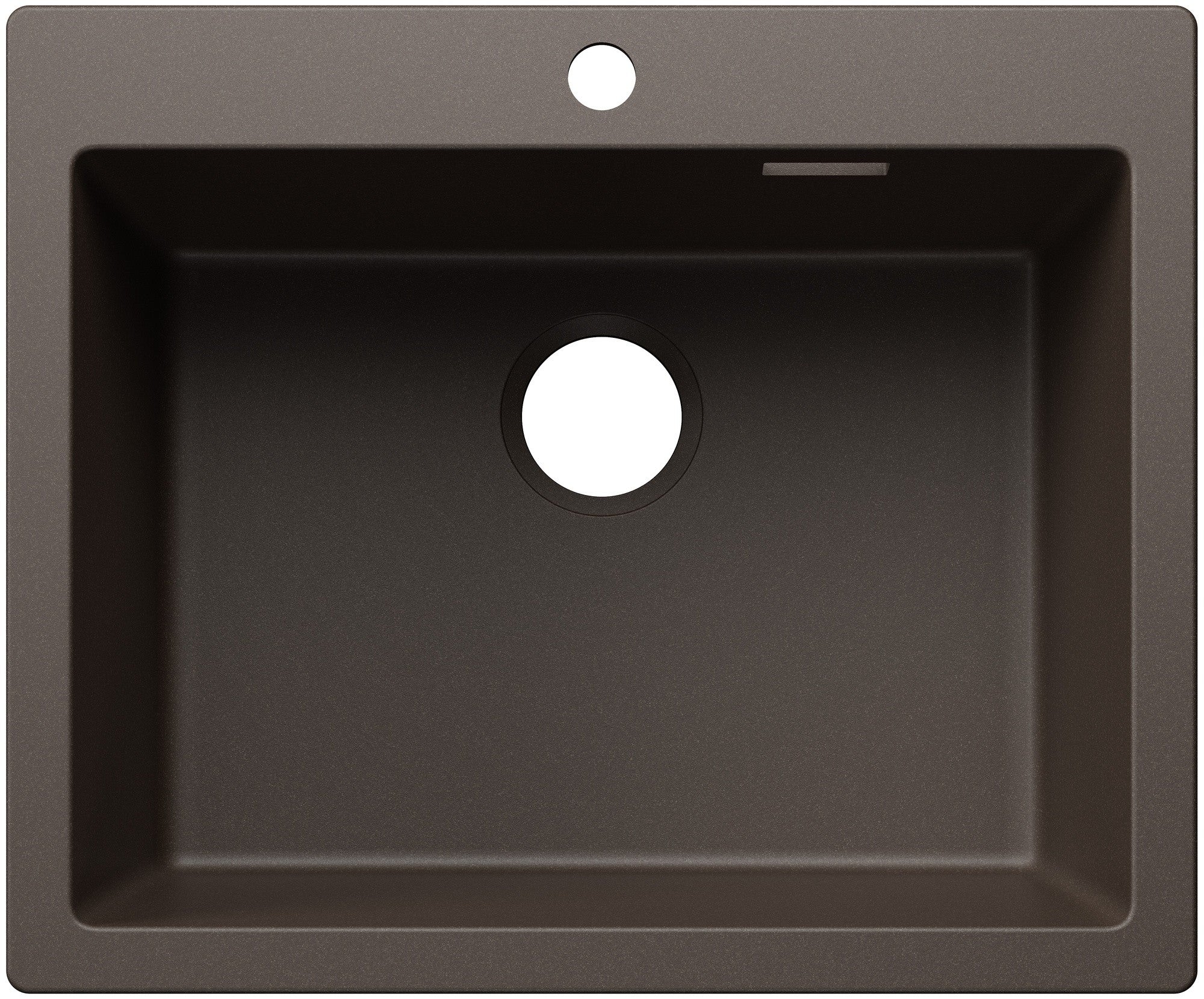 Chiuveta bucatarie Pleon 6, 527776, cafea, pe blat, 620 x 510 mm, Blanco